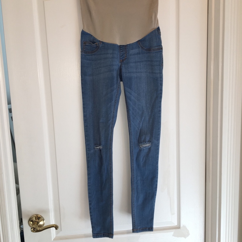 Motherhood Maternity Secret Belly Ankle Jegging